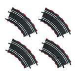 CONJUNTO DE EXTENSÃO 4 CURVAS 2/45 GRAUS PARA AUTORAMA CARRERA GO E DIGITAL 1/43 20061617